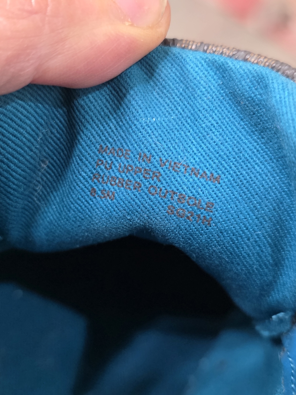 Michael Kors Men’s Brown Logo Sneaker with Blue Accents - Picture 9 of 9